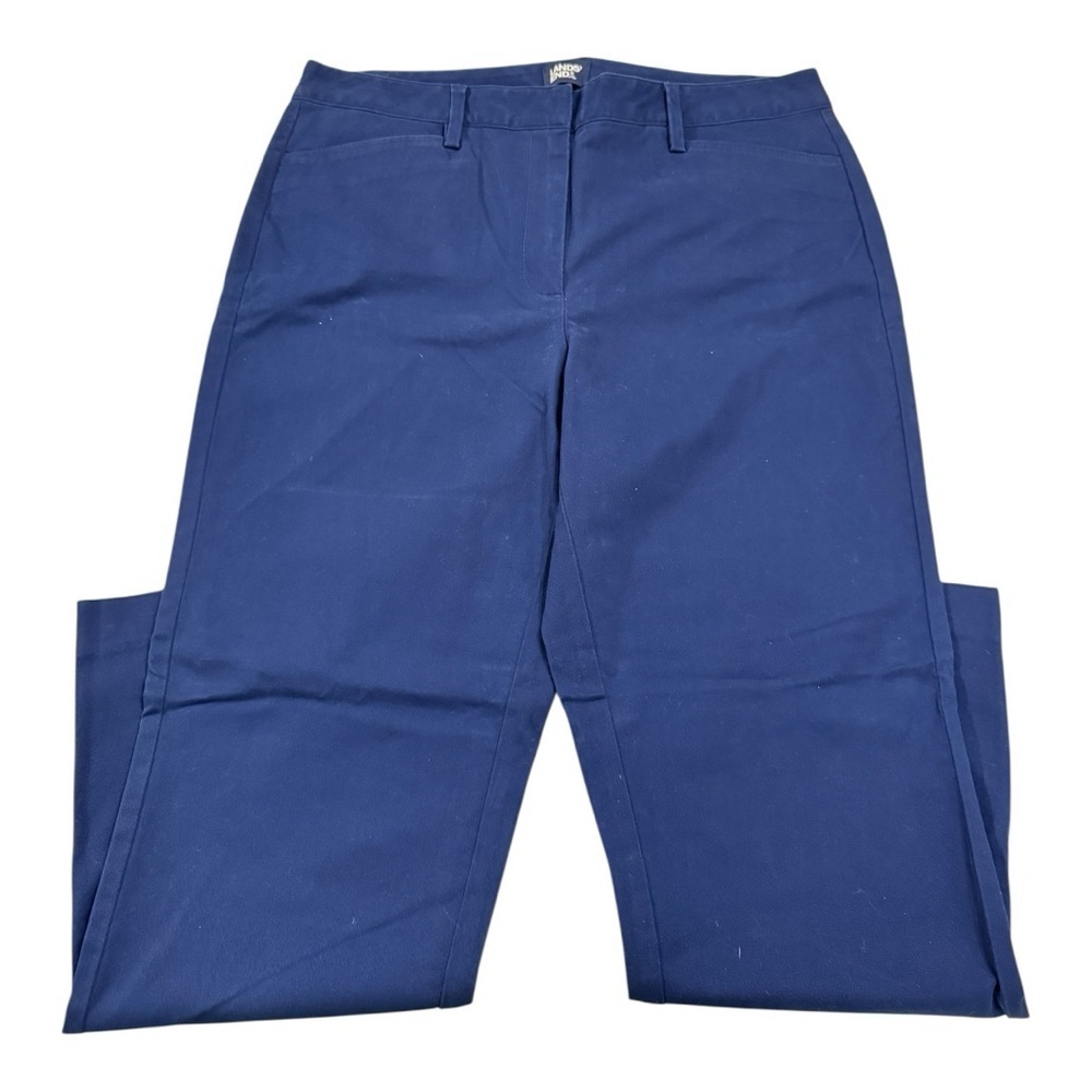 Lands’ End Deep Sea Navy Chino Crop Pants - Size 14
